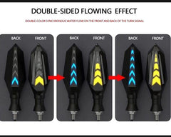 Premium Quality Turn Signals for Bikes Yellow Blue ABS