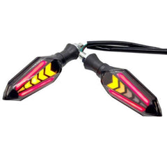 Premium Quality Turn Signals for Bikes Yellow Blue ABS