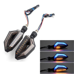 Premium Quality Bike Indicators Blue Amber LED Dual Color