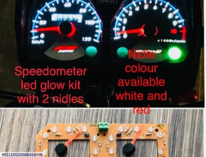 Honda Glow Meter Kit 125cc Waterproof White