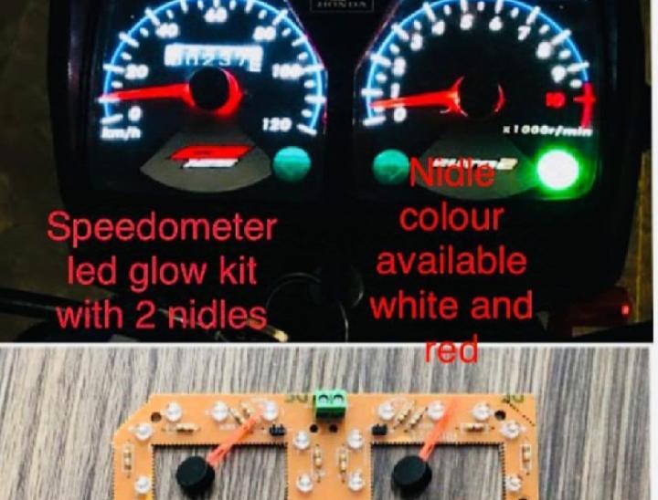 Honda Glow Meter Kit 125cc Waterproof White