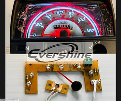 70cc Motorcycle LED Speedometer Kit Red Glow