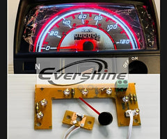 70cc Motorcycle LED Speedometer Kit Red Glow