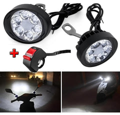 Premium LED Headlights for Motorcycles - Water Resistant & Long Range