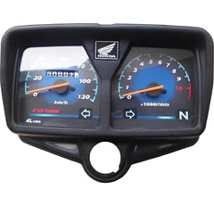 Honda 125cc Bike Speedometer Black ABS All Black