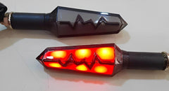 Heartbeat LED Bike Indicators Red Blue White Multi Color