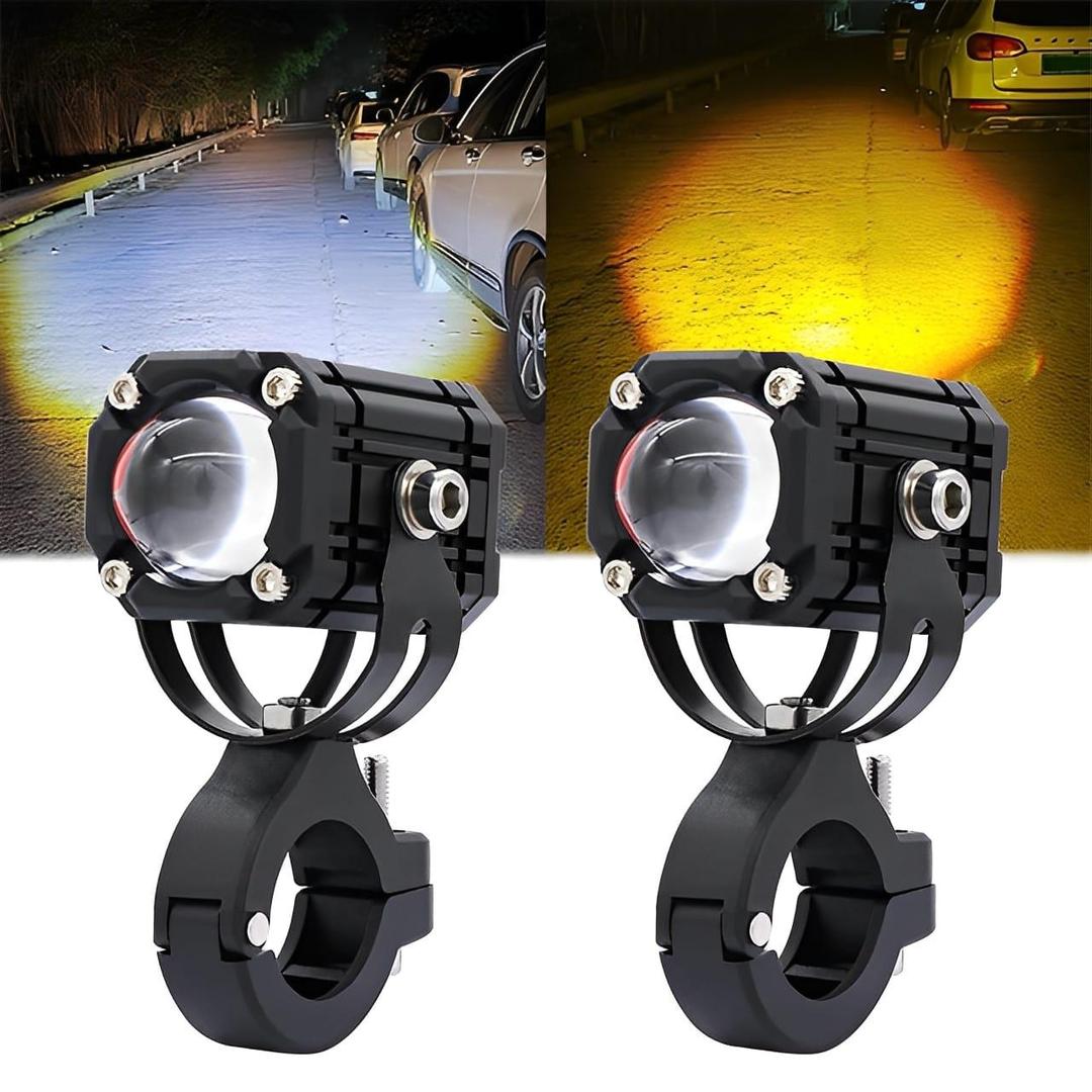 Premium LED Aux Headlight Black Aluminum Weather Resistant