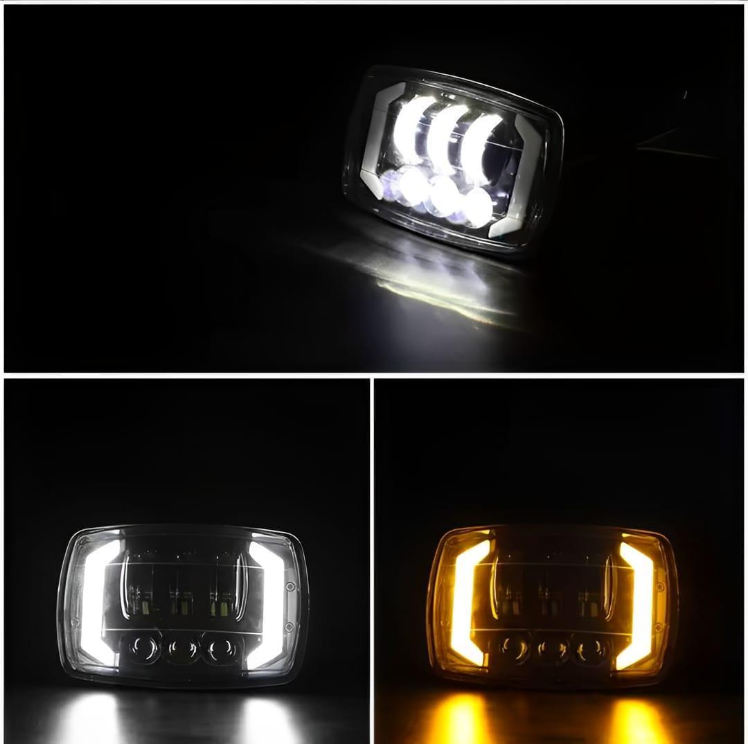Premium Black Aluminum Headlight for Vehicles