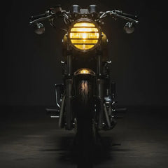 70cc Headlight Replacement Silver Yellow ABS