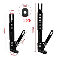 Universal Kickstand for Motorcycles Adjustable Height Crash Guard