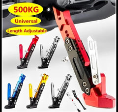Universal Kickstand for Motorcycles Adjustable Height Crash Guard