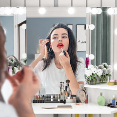 Rechargeable LED Vanity Mirror with USB Lights