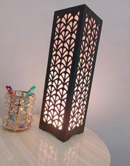 Modern Wooden Floor Lamp with Leaf Design for Home & Office