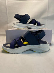 Men's Blue EVA Semi-Formal Sandals with Yellow Accents