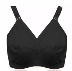 Premium Cotton Bra Set Black Steel Hooks Daily Wear
