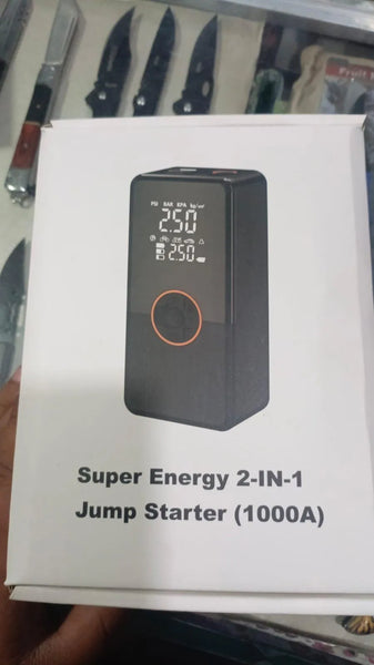 Digital Tire Pressure Inflator Black 4x3x2 Inch ABS
