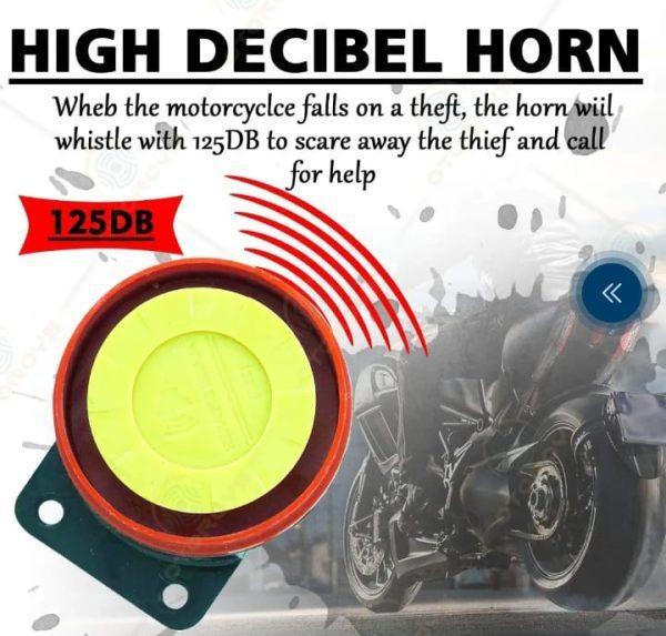 Premium Anti-Theft Security Kit for Motorcycles Black Plastic