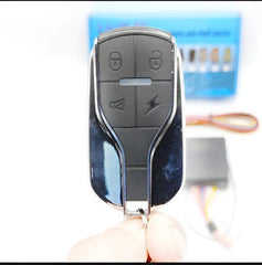Premium Anti-Theft Security Kit for Motorcycles Black Plastic
