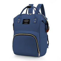 Large Capacity Mummy Bag Multi-function Women Backpack Nursing Bag for Baby Care Unisex Travail Backpack (Random color)