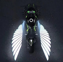Bluetooth control angel wing light multicolor for all bikes and car uneversa