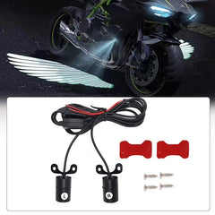 Bluetooth control angel wing light multicolor for all bikes and car uneversa