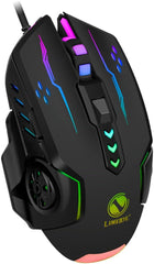 Gaming Glowing Mouse Backlit E-sports Colorful LED Light Mouse For Laptop PC Computer Gamer