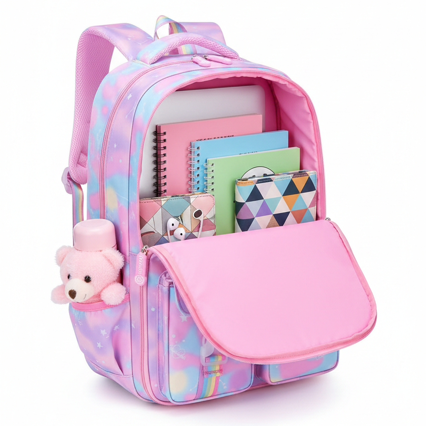 School Backpack for Daily Use – High Quality Durable Material with Multiple Pockets (Blue