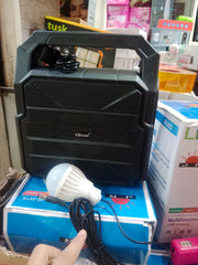KBroad Portable Solar Power Station with LED Light & Charging Kit