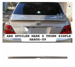 ABS Rear Trunk Lip Spoiler for Toyota Mark X (2004–2009 Models) – Simple Flush Profile
