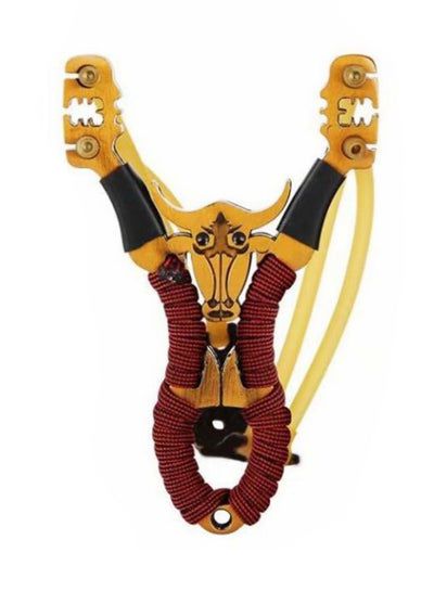 Professional Bull Design Slingshot Metal Outdoor Sport Slingshot - Outdoor Accessory Designed For Sport And Daily Utility Routine