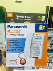 Panasonic KX PX612CID Corded Phone Music On Hold Green Backlight Jumbo LCD Display 32 Digit PABX Exit Code Speakerphone 250 Entries