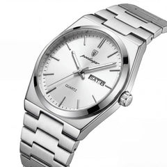 Premium Stainless Steel Quartz Watch PRX Style Elegant Durable Timepiece With Stainless Steel Strap And Precise Quartz Mechanism