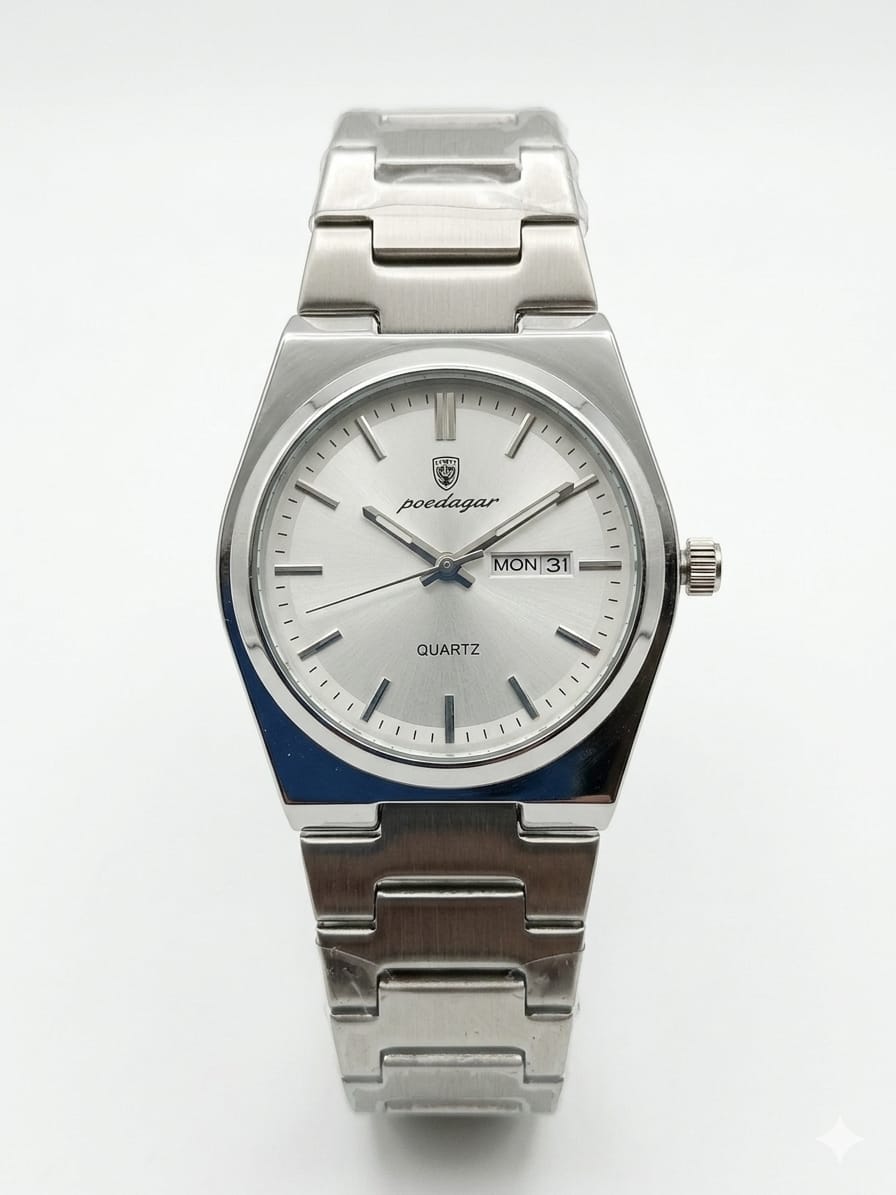 Premium Stainless Steel Quartz Watch PRX Style Elegant Durable Timepiece With Stainless Steel Strap And Precise Quartz Mechanism