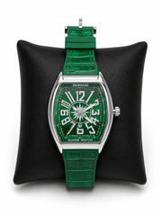 Denvosi Quartz Watch Model 6177 - Wristwatch Accessory Designed For Time Tracking And Daily Styling Routine - green