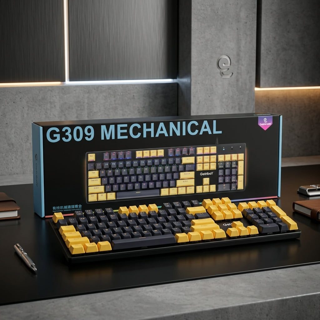 Everforest G-309 Wired Mechanical Gaming RGB Keyboard