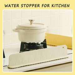 Green Silicone Sink Splash Guard for Kitchen Dishes