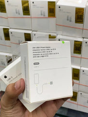 25W Mini Apple Charger White Compact