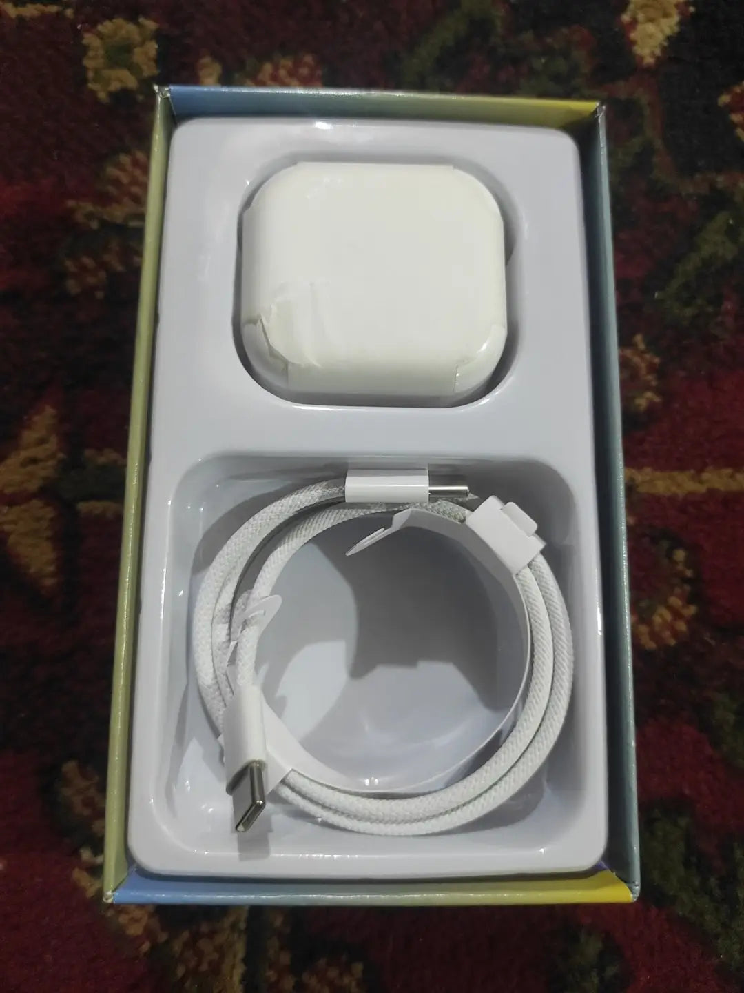 35W Charger PD 35W Charger 3PIN Power Adapter With Type-C to Type-C Cable And Without Cable Compatible with 15 & 16 Series | 35W Adapter | 35W Adapter with cable