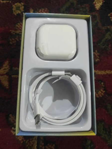 35W Charger PD 35W Charger 3PIN Power Adapter With Type-C to Type-C Cable And Without Cable Compatible with 15 & 16 Series | 35W Adapter | 35W Adapter with cable