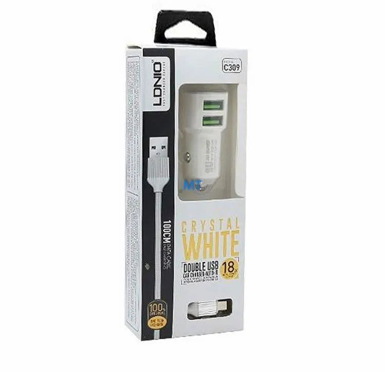 Lino Dual Car Charger Type-C 18W