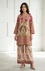 Women's Multicolor Printed Arabic Lawn 2Pc Suit Set
