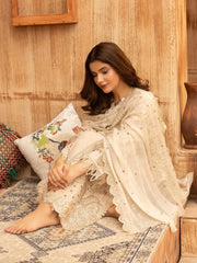Lehran - U4A Women's Embroidered Stitched Suit - Premium Lawn 3 Pcs