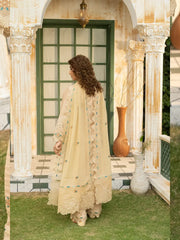 Rukh - U2B Lawn Embroidered Women's Stitched Suit - 4 Pcs Set