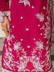 Wasl - U6B Stylish Women's Stitched Embroidered Lawn Suit - 3 Pcs Set