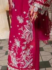 Wasl - U6B Stylish Women's Stitched Embroidered Lawn Suit - 3 Pcs Set