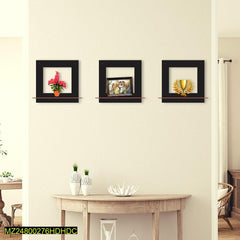 Square Wall Shelves Set of 3 for Home Decor