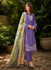 Zimale 3 Pcs Stitched Women's Embroidered Lawn Suit