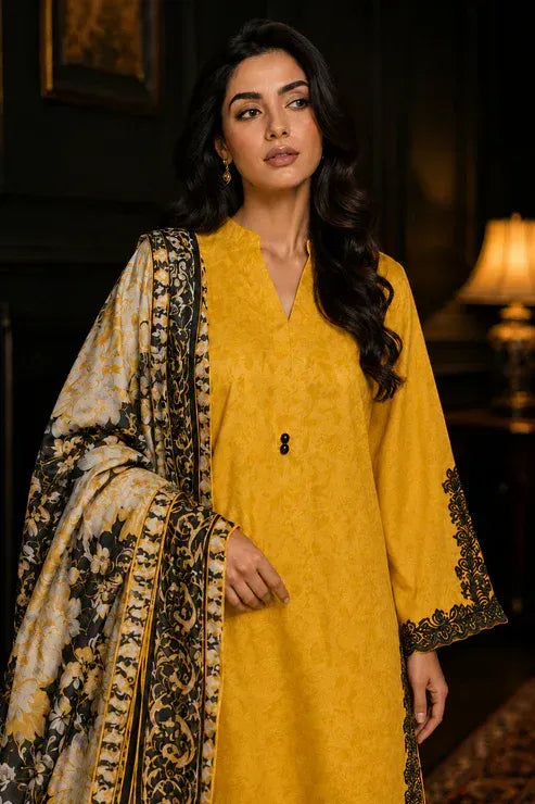 Sitara 3 Pcs Stitched Women's Embroidered Lawn Suit