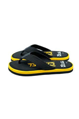 Men Black Yellow EVA Flip Flops Summer Casual