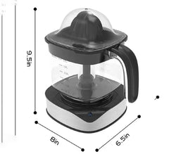 Portable Electric Citrus Juicer Black Stainless Steel